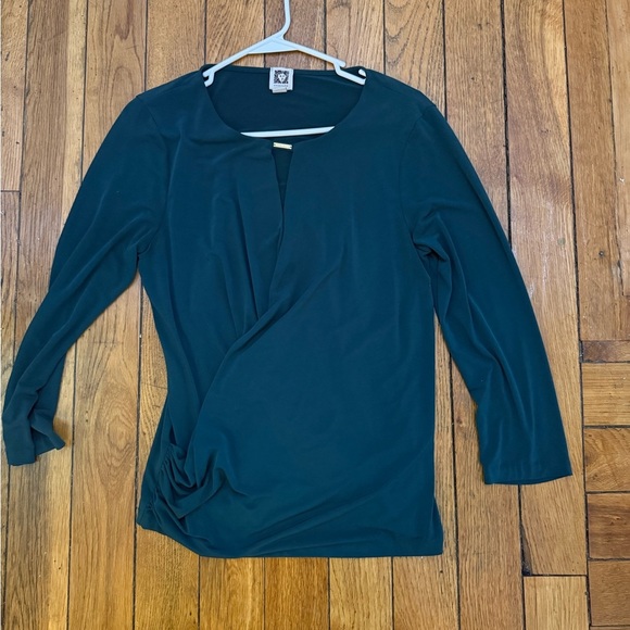 Anne Klein Tops - Anne Klein Green Blouse
